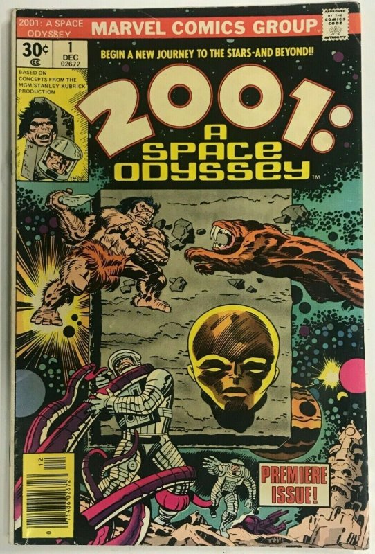 2001 A SPACE ODYSSEY#1 FN/VF 1976 JACK KIRBY MARVEL BRONZE AGE COMICS