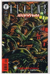 ALIENS SURVIVAL #1, NM, Guy Davis, Horror, Sci-Fi, 1998, more Horror in store