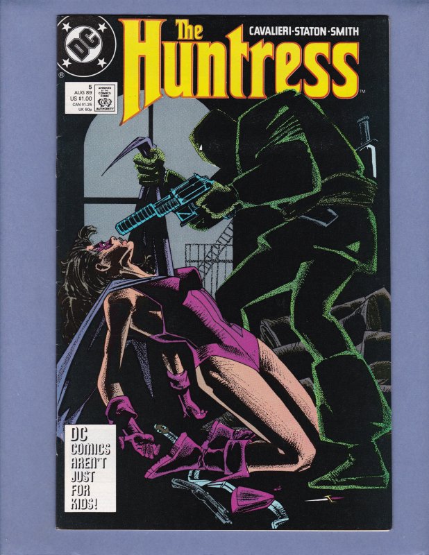 Huntress #1 2 3 4 5 FN/VF 1st Appearance Helena Bertinelli DC 1989