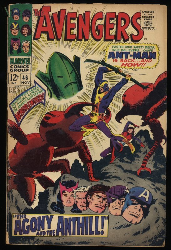 Avengers #46 1st Appearance Whirlwind! Ant-Man!