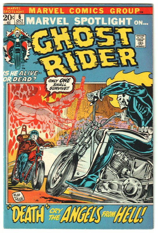 Marvel Spotlight #6 (1972) 2nd appearance Ghost Rider / Johnny Blaze