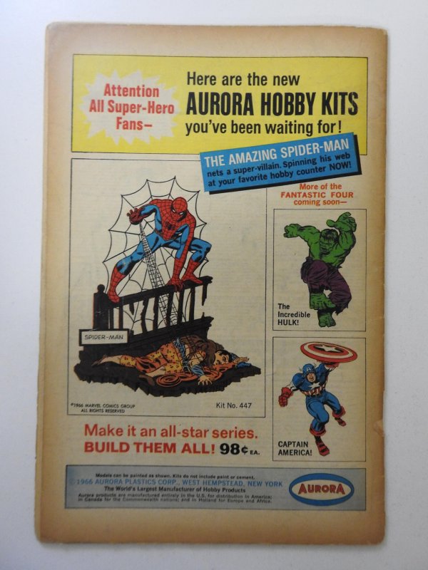 The Avengers #35 (1966) VG- Condition 1/2 in spine split