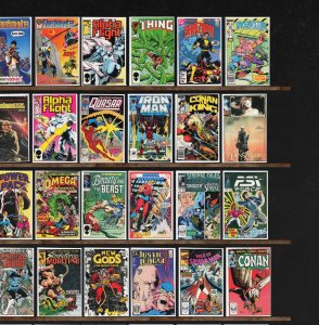Huge Lot 150+ Comics with Conan The Barbarian, Alpha Flight & More!