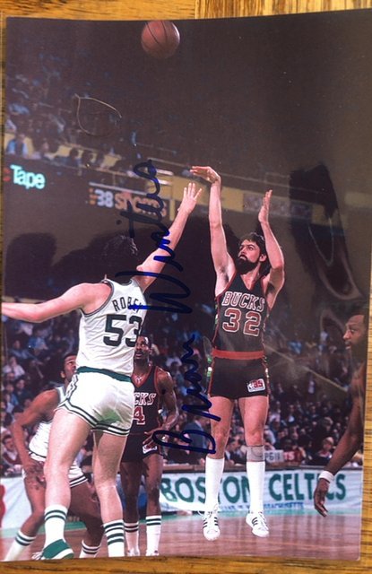 Brian Winters,12th in 1974 draft,bucks/La, Autographed 4 x 6