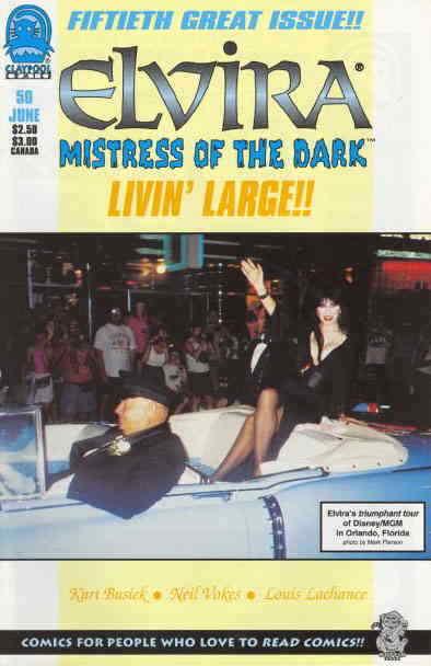 Elvira, Mistress of the Dark #50 FN; Claypool | save on shipping - details insid