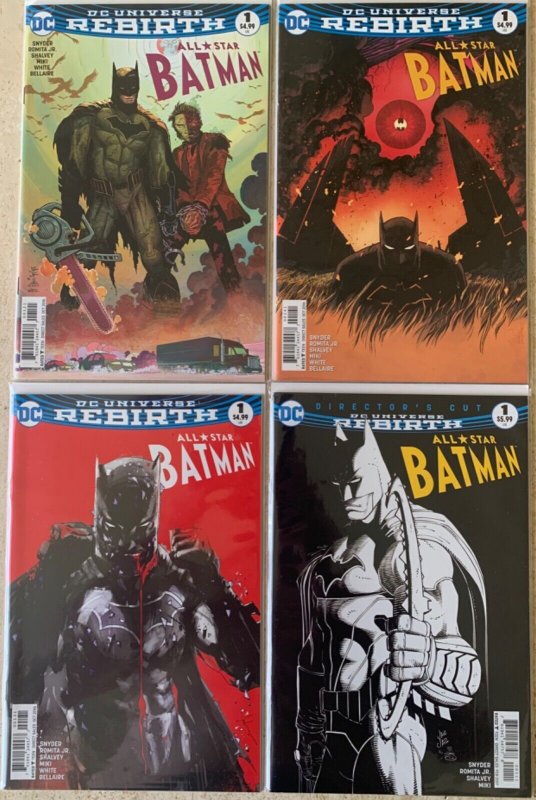 ALL STAR BATMAN 1-14 + 18 VARIANTS | DC 2016-2017 | COMPLETE SERIES | 32 TOTAL