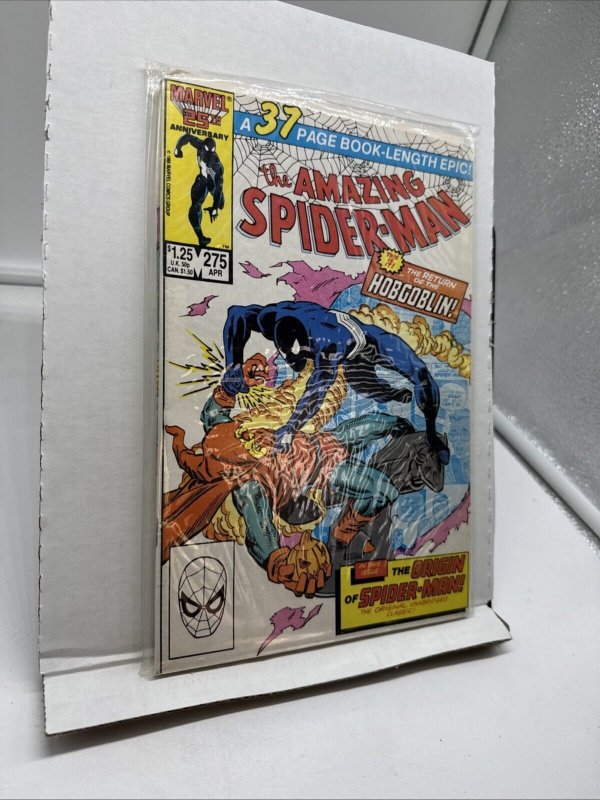 Amazing Spider-Man #275 (Marvel 1986) - Origin of Spider-Man retold -