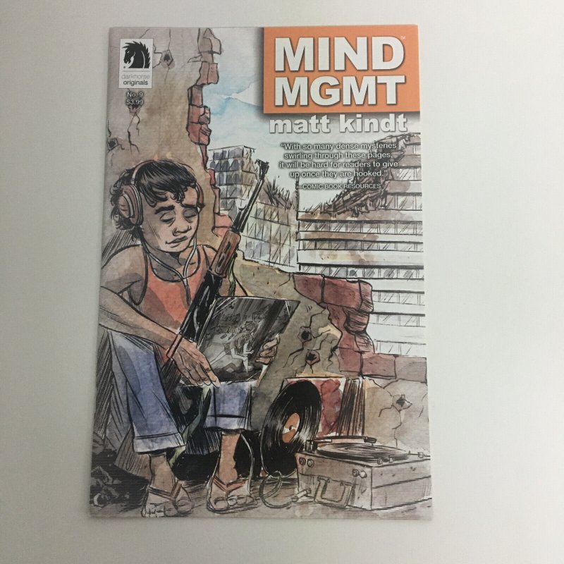 MIND MGMT #8 #9 #10 Set Lot Run Matt Kindt Dark Horse Optioned 2013