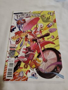 Gwenpool 1 Near Mint Cover by Gurihiru