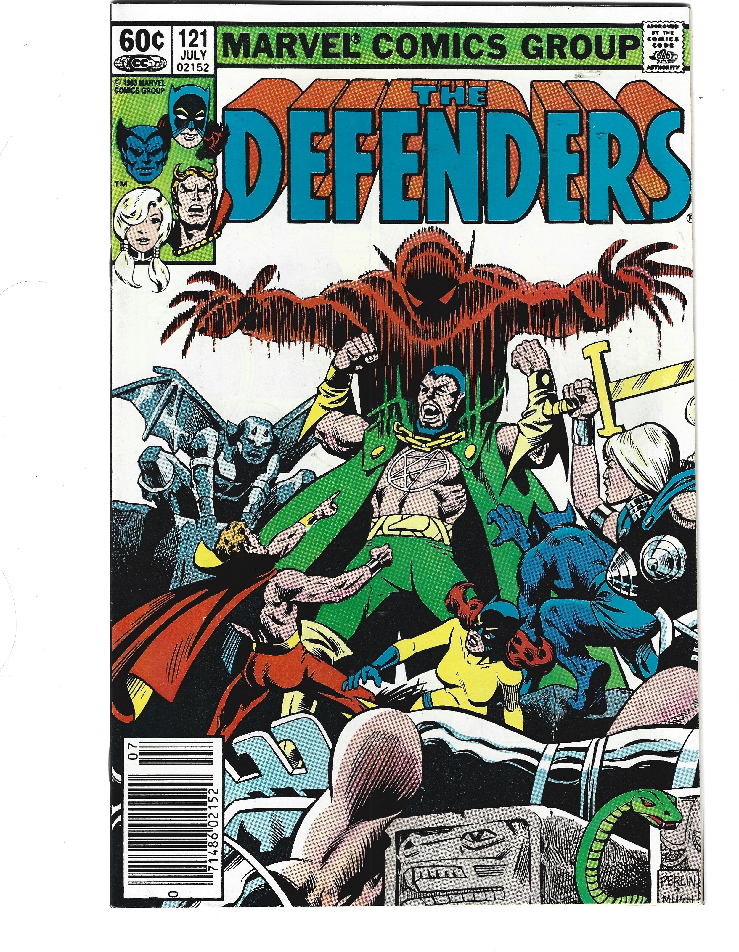 THE DEFENDERS #121 MARVEL 1983 VF NEWSSTAND EDITION 