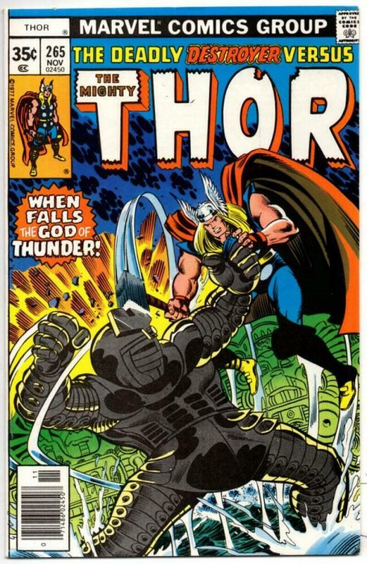 THOR #265 VF/NM God of Thunder Sinnott Simonson 1966 1977, more Thor in store