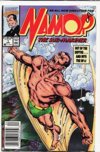 Namor, the Sub-Mariner #1 Newsstand Edition (1990) Namor the Sub-Mariner