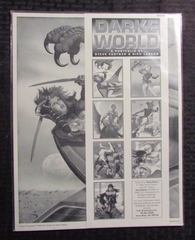 1992 DARKE WORLD Portfolio SQP VF+ Fastner & Larson (7) Prints