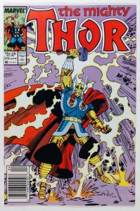 Thor #378 (1987) NEWSSTAND, Debut of Thor armor  