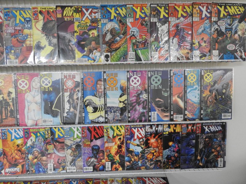 Huge Lot of 160+ X-Men Comics in Avg. VF+ Condition