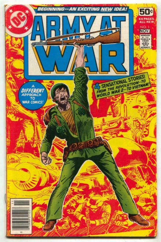 Army At War #1 1978- Joe Kubert- DC comics F/VF