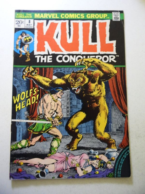 Kull, the Conqueror #8 (1973) VG Condition moisture stain bc