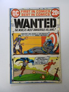 Wanted, The World's Most Dangerous Villains #2 (1972) FN/VF condition