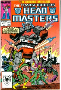 Transformers Headmasters #1 Marvel Comics 1987 VF+