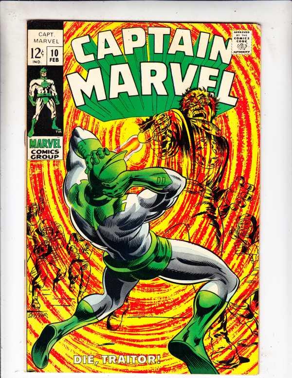 Captain Marvel #10 (Feb-69) VG+ Affordable-Grade Captain Marvel