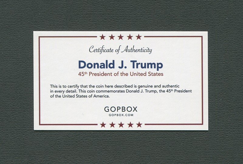 2017 Donald J. Trump Proof Coin