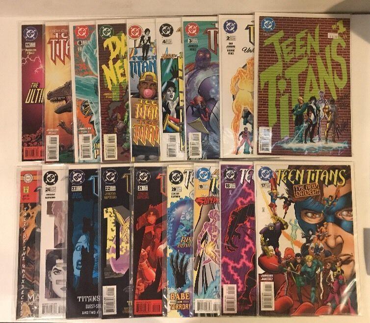 Teen Titans 1-24 Plus Annual 1 Missing #s 5 10 12-16 Near Mint Lot Set Run