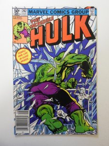 The Incredible Hulk #262 Newsstand Edition (1981)