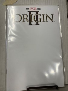 Origin II 001 Marvel Variant Edition Blank White Cover NM Wolverine