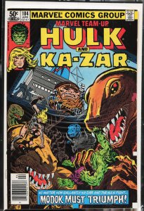 Marvel Team-Up #104 (1981) Hulk