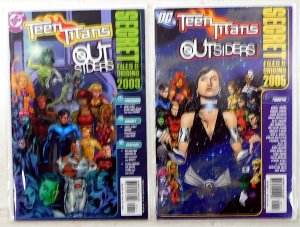 Teen Titans/Outsiders Secret Files 2003 Lot 2 #2003, 2005 2003 DC Comics