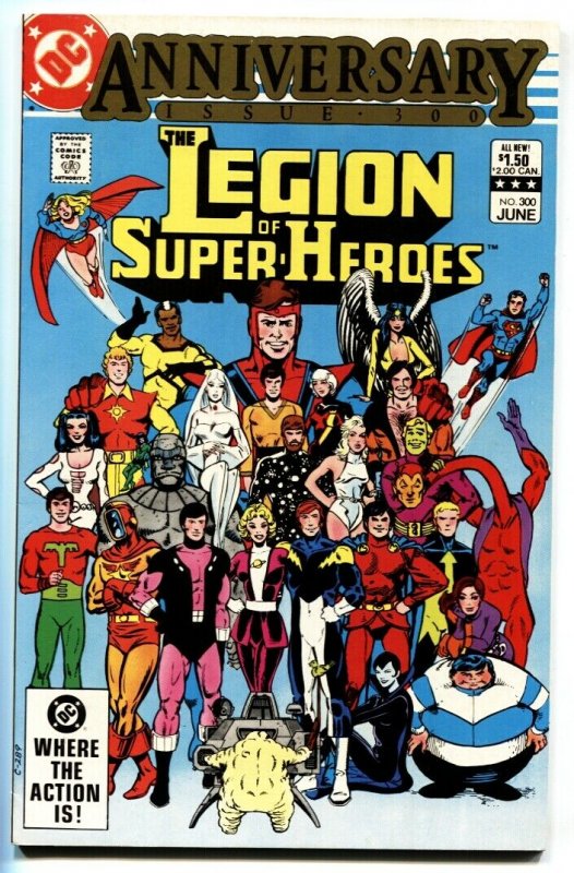 Legion of Super-Heroes #300 First appearance of GARFIELD in comics
