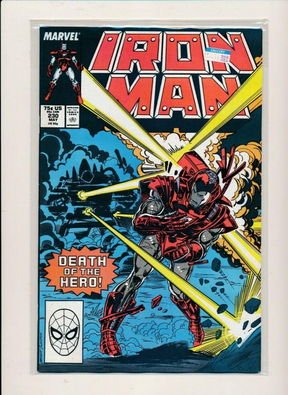 MARVEL SET of 5-IRON MAN #227-231  1984  VERY FINE (PF725) 