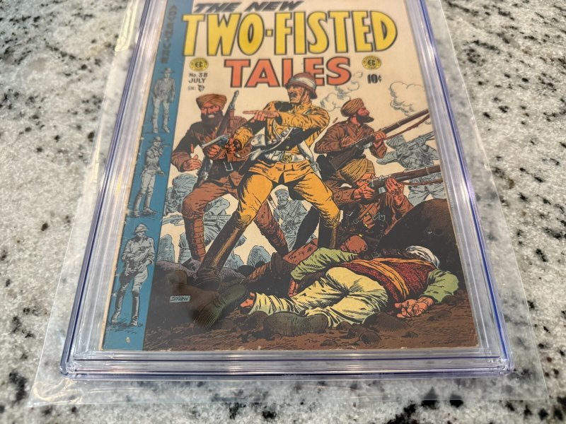 Two-Fisted Tales # 38 CGC Graded 4.5 EC Golden Age Comic Book Pre-Code JH18