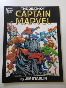 Marvel Graphic Novel Death of Captain Marvel 2nd Print (1982) VF Condition!