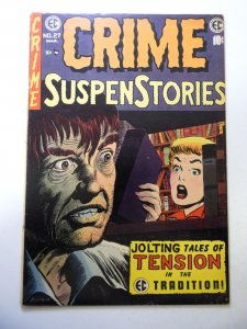 Crime SuspenStories #23 GD+ Con cover detached 1 1/2 cumulative spine split