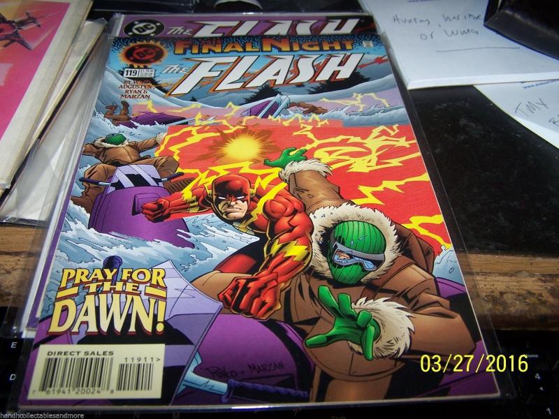 FLASH COMIC # 119 HOT    final night WALLY WEST  PREY FOR DAWN