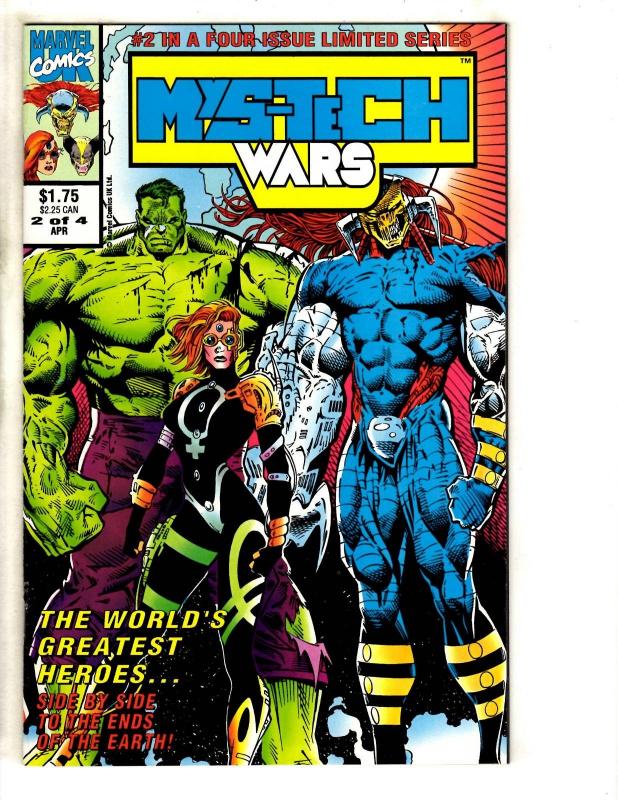 Lot Of 8 Marvel Comics Mutopia # 2 3 4 5 + Mys-Tech Wars # 1 2 3 4 CR44