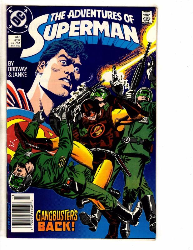 8 Superman DC Comic Books # 441 442 443 444 445 446 447 448 Batman Flash PP11