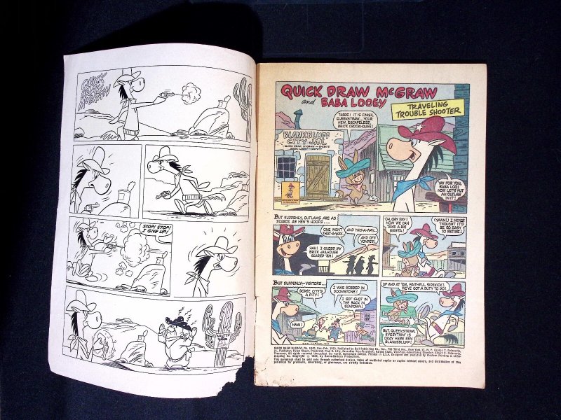 Four Color Comics #1040 Quick Draw McGraw #1 Hanna Barbera 1st Apperance 1960