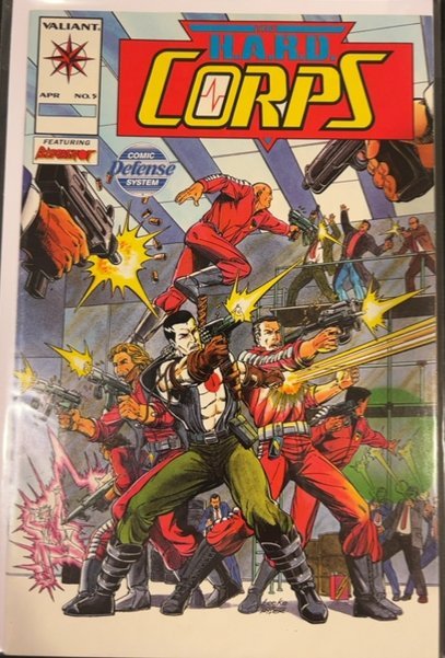 The H.A.R.D. Corps #5 Variant Cover (1993) Bloodshot 