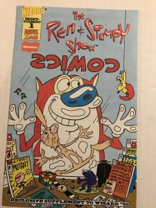 Ren & Stimpy Show #1 Wizard Ashcan : Marvel 1995 VF; TV, promo, mini-comic