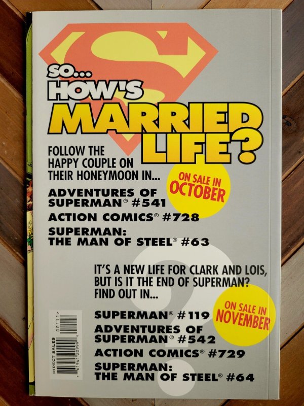 Superman: The Wedding Album #1 (DC 1996) White Embossed Collector's Edition (VF)