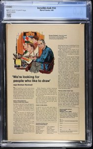 Incredible Hulk (1968) #102 - CGC 6.0 - 1st Issue of Second Series