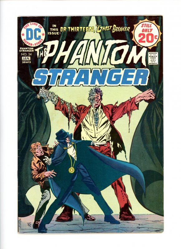 Phantom Stranger #34  F/VF 1975  Jim Aparo Cover!