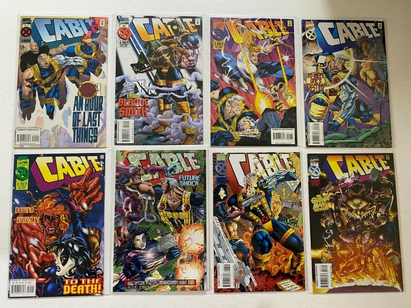 Cable lot #1-40 Marvel 1st Series 34 different books 8.0 VF (1993 to 1997) 