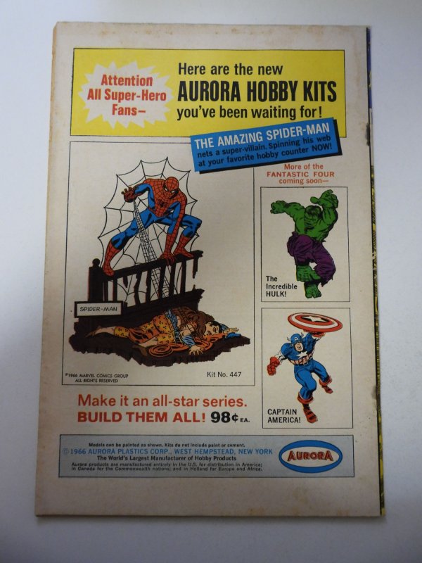 Fantastic Four #59 (1967) VG Condition moisture stains bc, rusty bottom staple