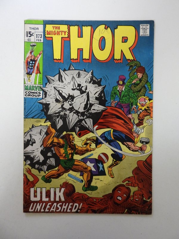 Thor #173 (1970) VG+ condition see description