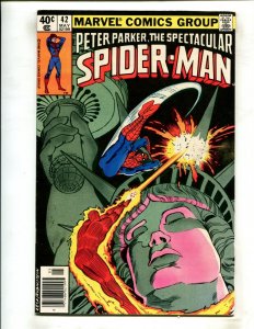 SPECTACULAR SPIDER-MAN #42 (8.5/9.0) ZECK!! 1980