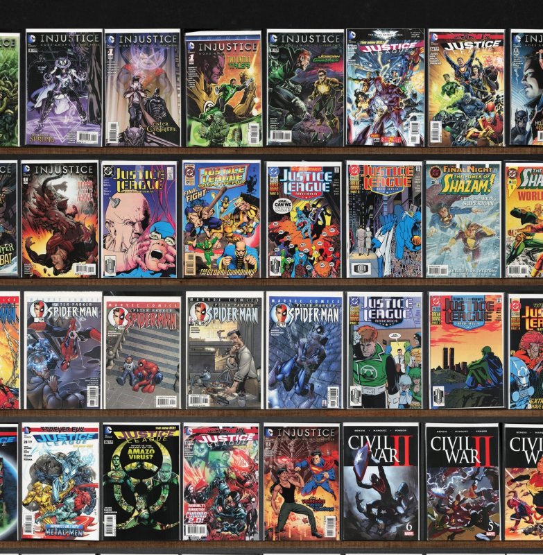 Huge Lot 150+ Comics with Green Arrow, Justice League, Black Panther & More!