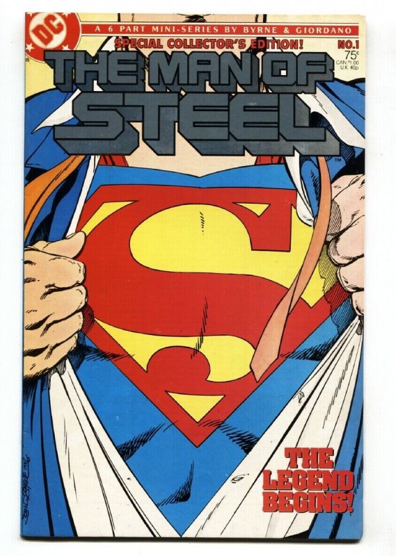 MAN OF STEEL #1-FIRST ISSUE-DC comic book 1986